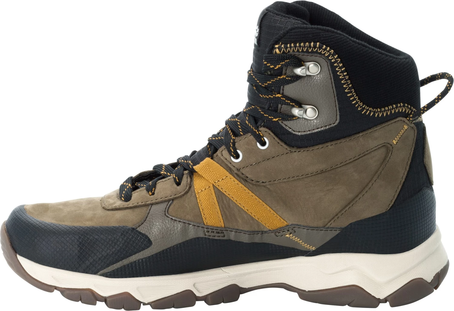 Jack Wolfskin Pathfinder Texapore Chaussures mi-hautes Homme, marron/gris 4 Jack Wolfskin Pathfinder Texapore Chaussures mi-hautes Homme, marron/gris – Image 2