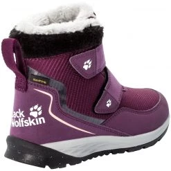 Jack Wolfskin Polar Wolf Texapore VC Chaussures Mi-Hautes Enfant, gris/bleu -Chaussures loisir & Bottes Soldes jack wolfskin polar wolf texapore vc mid shoes kids purple coral 4