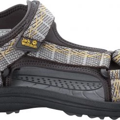 Jack Wolfskin Wave Breaker Sandales Homme, gris -Chaussures loisir & Bottes Soldes jack wolfskin wave breaker sandals men asphalt 2