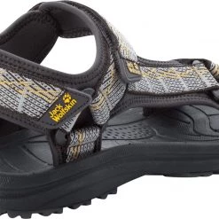 Jack Wolfskin Wave Breaker Sandales Homme, gris -Chaussures loisir & Bottes Soldes jack wolfskin wave breaker sandals men asphalt 3