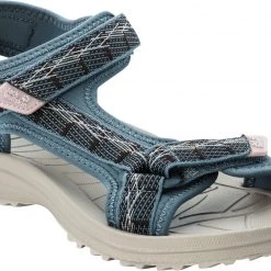 Jack Wolfskin Wave Breaker Sandales Femme, bleu/gris
