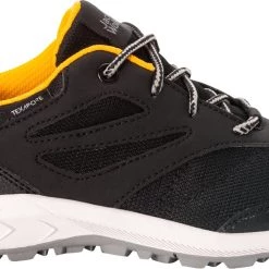 Jack Wolfskin Woodland Texapore Chaussures basses Enfant, noir