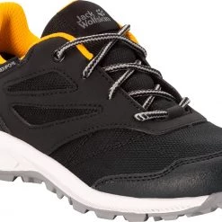 Jack Wolfskin Woodland Texapore Chaussures basses Enfant, noir -Chaussures loisir & Bottes Soldes jack wolfskin woodland texapore low shoes kids black burly yellow 4