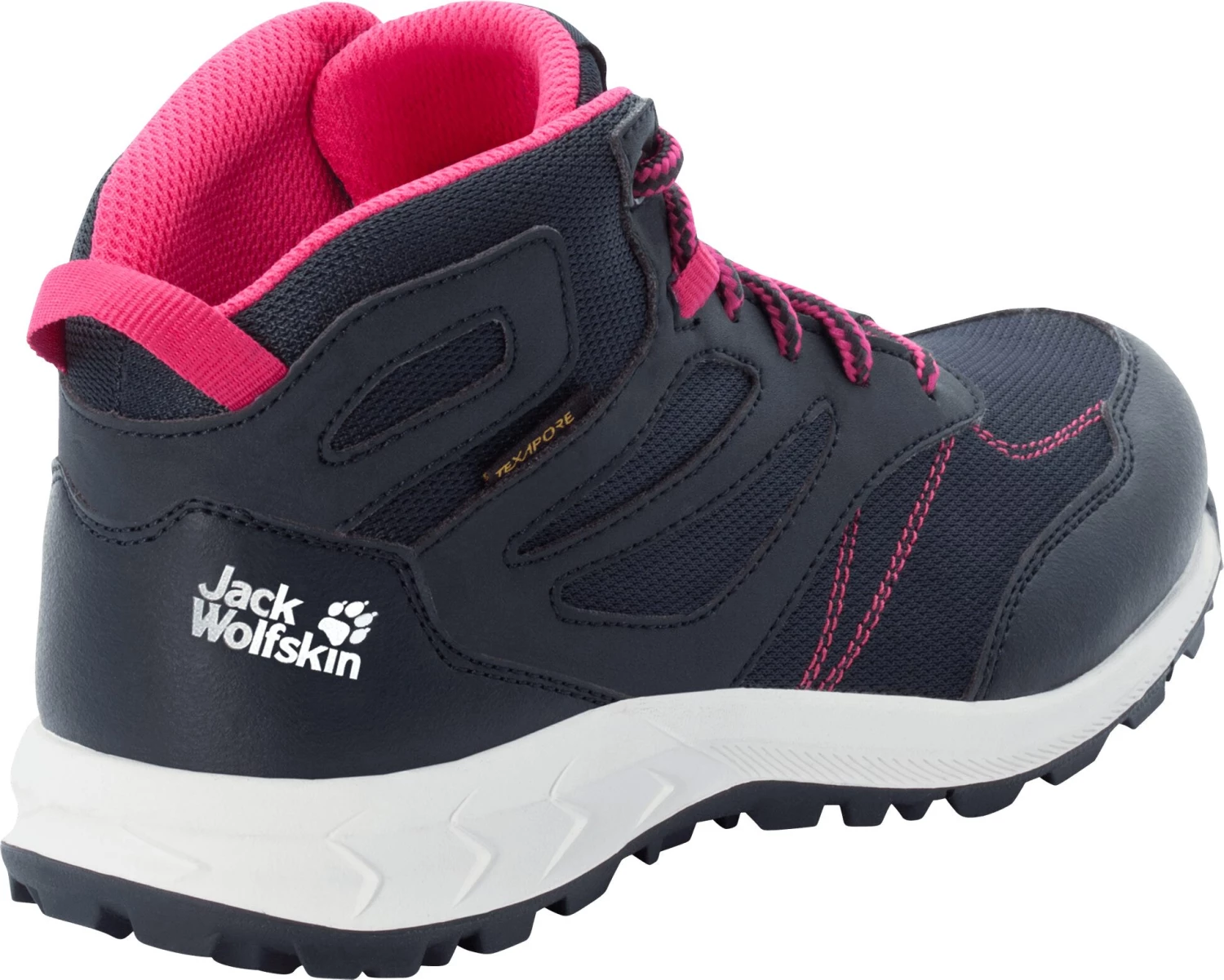 Jack Wolfskin Woodland Texapore Chaussures mi-hautes Enfant, gris 5 Jack Wolfskin Woodland Texapore Chaussures mi-hautes Enfant, gris – Image 3