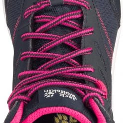 Jack Wolfskin Woodland Texapore Chaussures mi-hautes Enfant, gris -Chaussures loisir & Bottes Soldes jack wolfskin woodland texapore mid shoes kids night blue pink 5 1