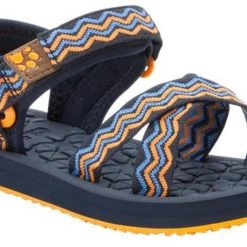 Jack Wolfskin Zulu Chaussures Enfant, rouge/bleu