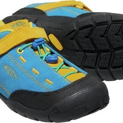 Keen Jasper II Chaussures Adolescents, turquoise/jaune -Chaussures loisir & Bottes Soldes keen jasper ii shoes youth brilliant blue golden rod 4
