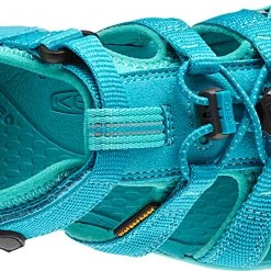 Keen Seacamp II CNX Chaussures Enfant, rouge/turquoise -Chaussures loisir & Bottes Soldes keen seacamp ii cnx sandals children baltic caribbean sea 5 10