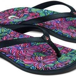 OluKai Ho' Opio Hau Sandales Femme, Multicolore -Chaussures loisir & Bottes Soldes olukai ho opio hau sandals women onyx hau 3