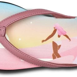 OluKai Ho' Opio Pae Sandales Femme, blanc/bleu -Chaussures loisir & Bottes Soldes olukai ho opio pae sandals women ash rose pae 5 1