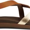 OluKai Upena Chaussures Femme, marron -Chaussures loisir & Bottes Soldes olukai upena sandals women mustard bubbly 1