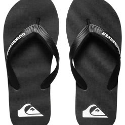 Quiksilver Moloka Sandales Garçon, noir -Chaussures loisir & Bottes Soldes quiksilver moloka sandals boys black black white 5 1