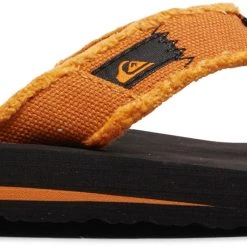 Chaussures loisir & Bottes Soldes -Chaussures loisir & Bottes Soldes quiksilver monkey abyss sandals youth black orange orange 2