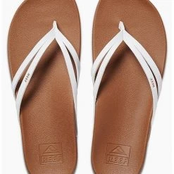 Reef Cushion Spring Joy Tongs Femme, blanc -Chaussures loisir & Bottes Soldes reef cushion spring joy flips women cloud 4