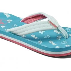 Reef Kids Ahi Claquettes Enfant, bleu/Multicolore