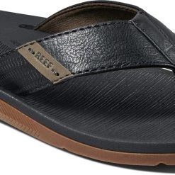 Reef Santa Ana Tongs Homme, noir