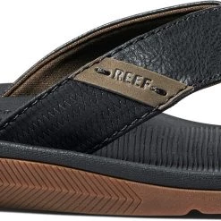 Reef Santa Ana Tongs Homme, noir -Chaussures loisir & Bottes Soldes reef santa ana flip sandals men black 3