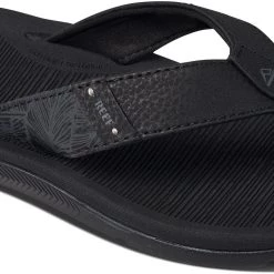 Reef Santa Ana Tongs Femme, noir