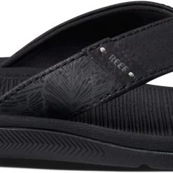 Reef Santa Ana Tongs Femme, noir -Chaussures loisir & Bottes Soldes reef santa ana flip sandals women black 3 1