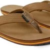 Rip Curl Revival Leather Open Tongs Homme, marron -Chaussures loisir & Bottes Soldes rip curl revival leather open flips men tan 1