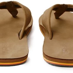Rip Curl Revival Leather Open Tongs Homme, marron -Chaussures loisir & Bottes Soldes rip curl revival leather open flips men tan 3