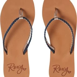 Roxy Costas Chaussures Femme, beige/noir -Chaussures loisir & Bottes Soldes roxy costas sandals women navy 3