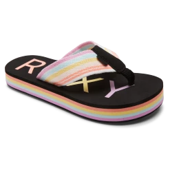Roxy RG Chika HI Sandales Fille, noir/Multicolore