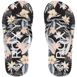 Roxy RG Pebbles VII Sandales Fille, bleu/beige -Chaussures loisir & Bottes Soldes roxy rg pebbles vii sandals girls asian black 4 2