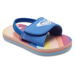 Roxy Finn Sandales Fille, bleu/rose