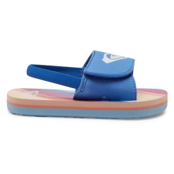 Roxy Finn Sandales Fille, bleu/rose -Chaussures loisir & Bottes Soldes roxy rg roxy cage sandals girls baja blue crazy pink 3 1