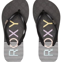 Roxy RG Viva Stamp II Sandales Fille, noir -Chaussures loisir & Bottes Soldes roxy rg viva stamp ii sandals girls black berry 4