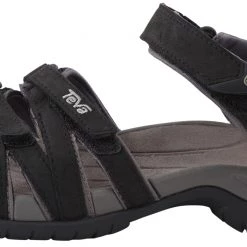Teva Tirra Leather Chaussures Femme, noir/blanc -Chaussures loisir & Bottes Soldes teva tirra leather sandals women black 5