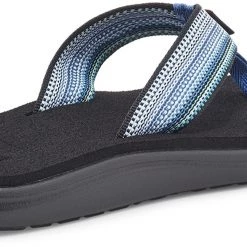 Teva Voya Tongs Femme, noir -Chaussures loisir & Bottes Soldes teva voya flips women antiguous blue multi 2 1