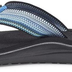 Teva Voya Tongs Femme, noir -Chaussures loisir & Bottes Soldes teva voya flips women antiguous blue multi 3 1