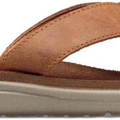 Teva Voya Tongs en cuir Femme, marron