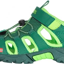 TROLLKIDS Kristiansand Sandales Enfant, vert/jaune