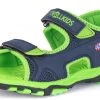 TROLLKIDS Orrestrand Chaussures Enfant, bleu/vert -Chaussures loisir & Bottes Soldes trollkids orrestrand sandals kids navy viper green 1