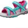 TROLLKIDS Preikestolen Chaussures Fille, turquoise/rose -Chaussures loisir & Bottes Soldes trollkids preikestolen sandals girls smaragd rubine 1 1
