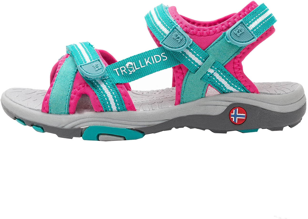 TROLLKIDS Preikestolen Chaussures Fille, turquoise/rose 4 TROLLKIDS Preikestolen Chaussures Fille, turquoise/rose – Image 2