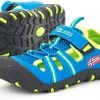 TROLLKIDS Sandefjord Chaussures Enfant, bleu -Chaussures loisir & Bottes Soldes trollkids sandefjord sandals kids medium blue lime 1 4