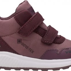 Viking Footwear Aery Track F GTX Chaussures mi-hautes Enfant, noir/blanc