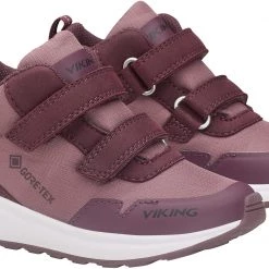 Viking Footwear Aery Track F GTX Chaussures mi-hautes Enfant, rouge/blanc -Chaussures loisir & Bottes Soldes viking footwear aery track f gtx mid shoes kids antiquerose grape 4 1